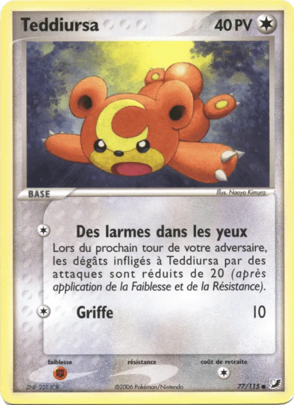 Teddiursa · EX Forces Cachées 77/115