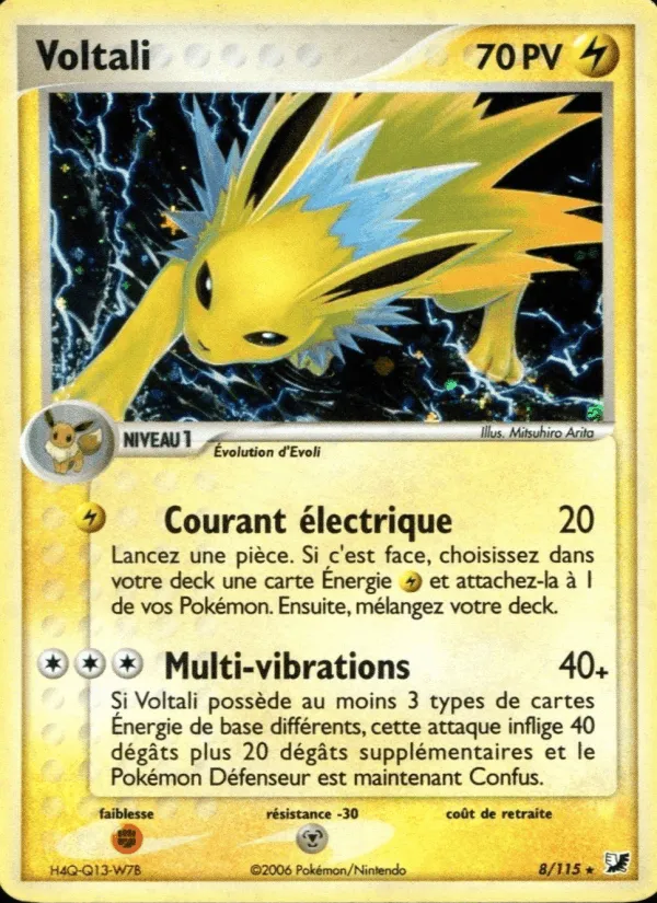 Voltali · EX Forces Cachées 8/115