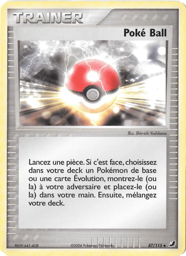 Poké Ball · EX Forces Cachées 87/115