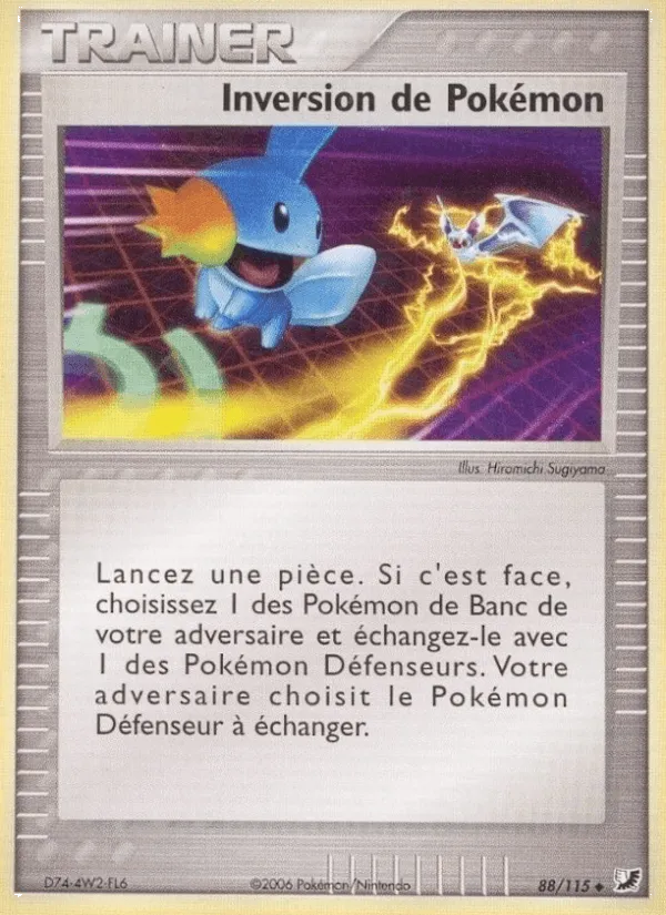 Inversion de Pokémon · EX Forces Cachées 88/115