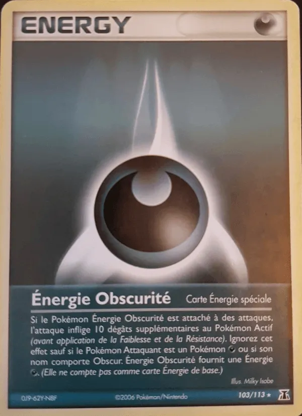 Énergie Obscurité · EX Espèces Delta 103/113