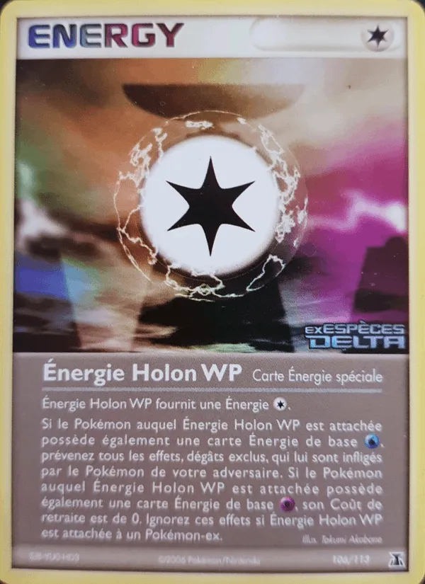Énergie Holon WP · EX Espèces Delta 106/113