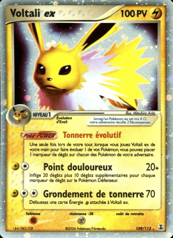 Voltali ex · EX Espèces Delta 109/113