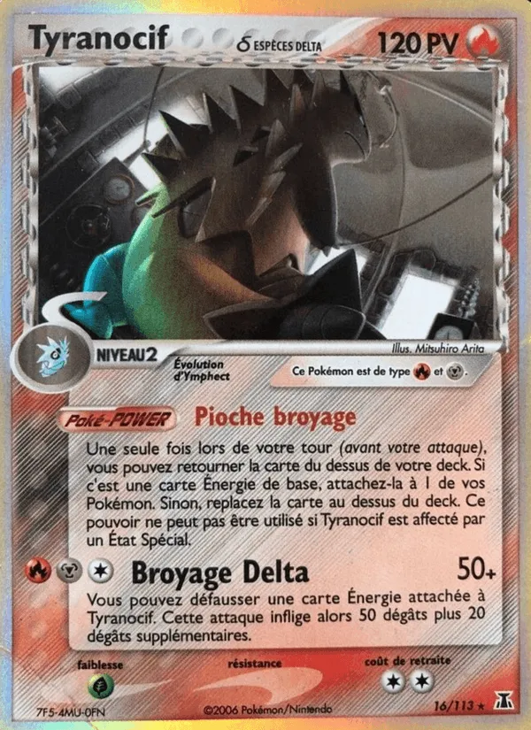 Tyranocif δ · EX Espèces Delta 16/113