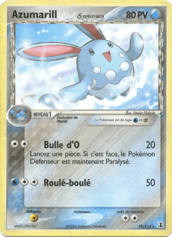 Azumarill δ · EX Espèces Delta 19/113