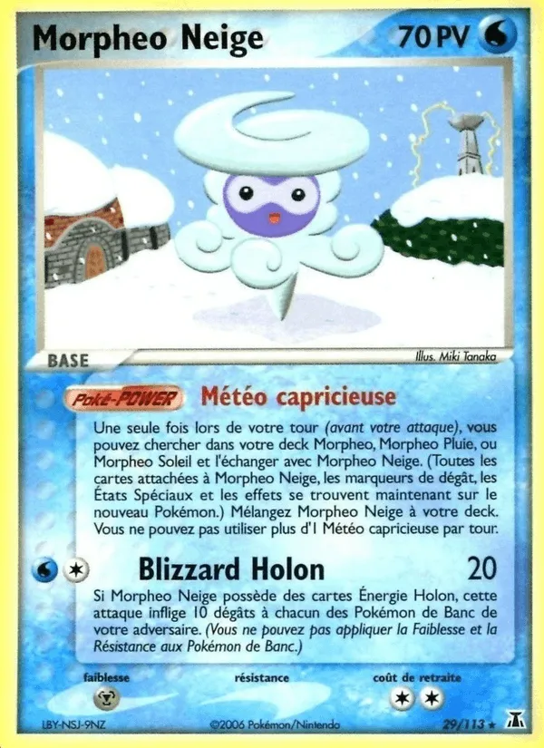 Morpheo Neige · EX Espèces Delta 29/113