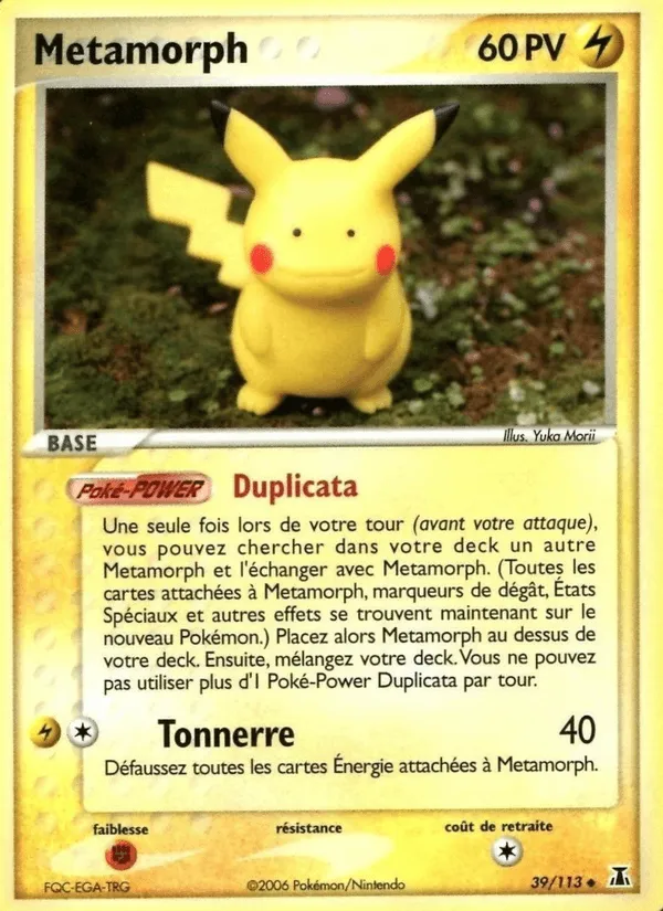 Métamorph · EX Espèces Delta 39/113