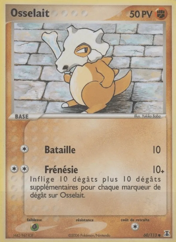 Osselait · EX Espèces Delta 60/113