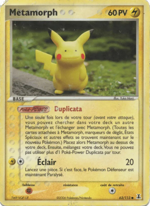 Métamorph · EX Espèces Delta 63/113