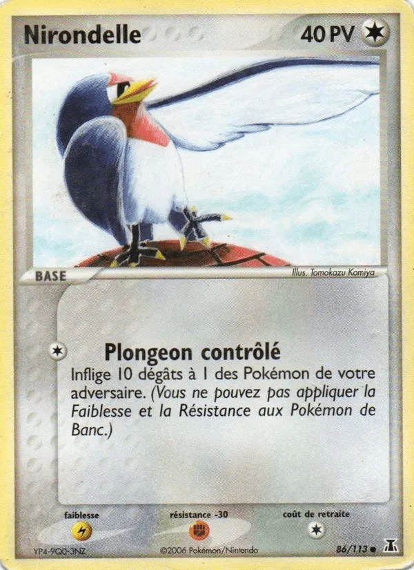 Nirondelle · EX Espèces Delta 86/113