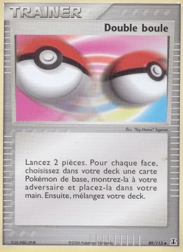 Double boule · EX Espèces Delta 89/113