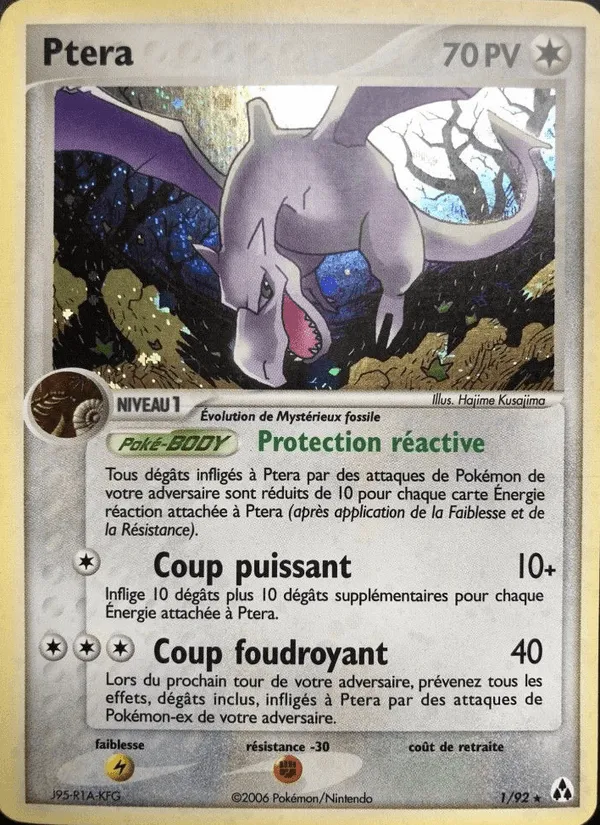 Ptéra · EX Créateurs de légendes 1/92
