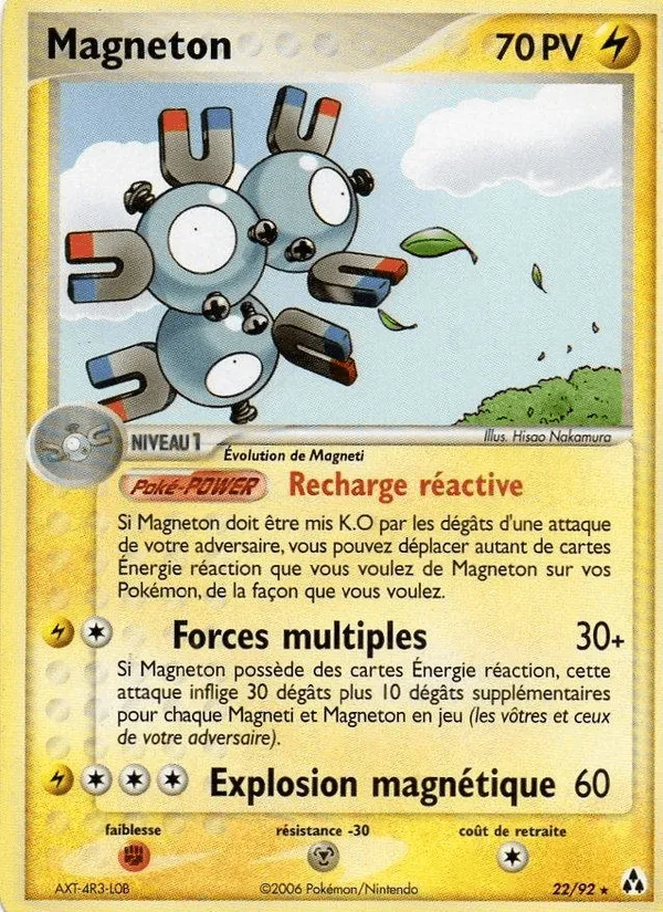Magnéton · EX Créateurs de légendes 22/92