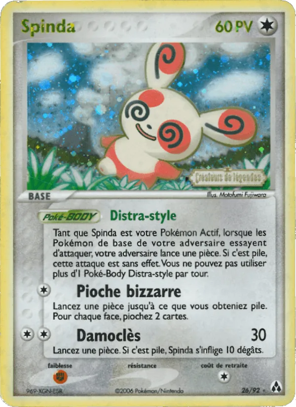 Spinda · EX Créateurs de légendes 26/92