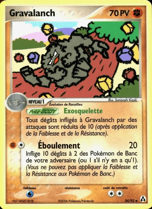 Gravalanch · EX Créateurs de légendes 34/92