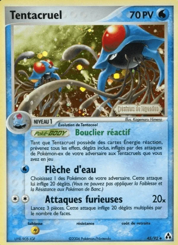 Tentacruel · EX Créateurs de légendes 45/92
