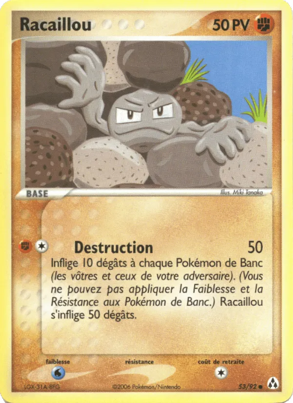 Racaillou · EX Créateurs de légendes 53/92