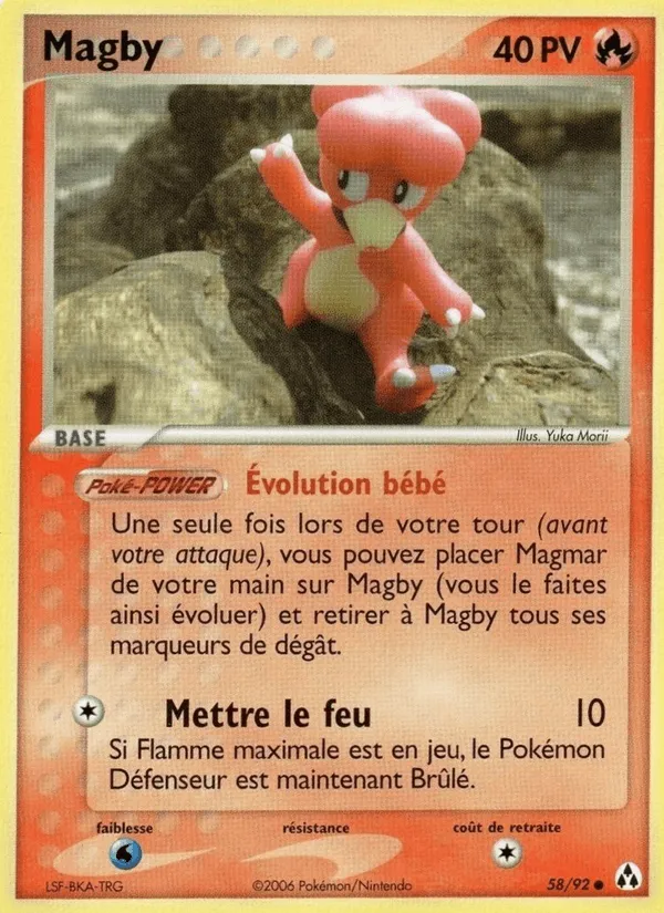 Magby · EX Créateurs de légendes 58/92