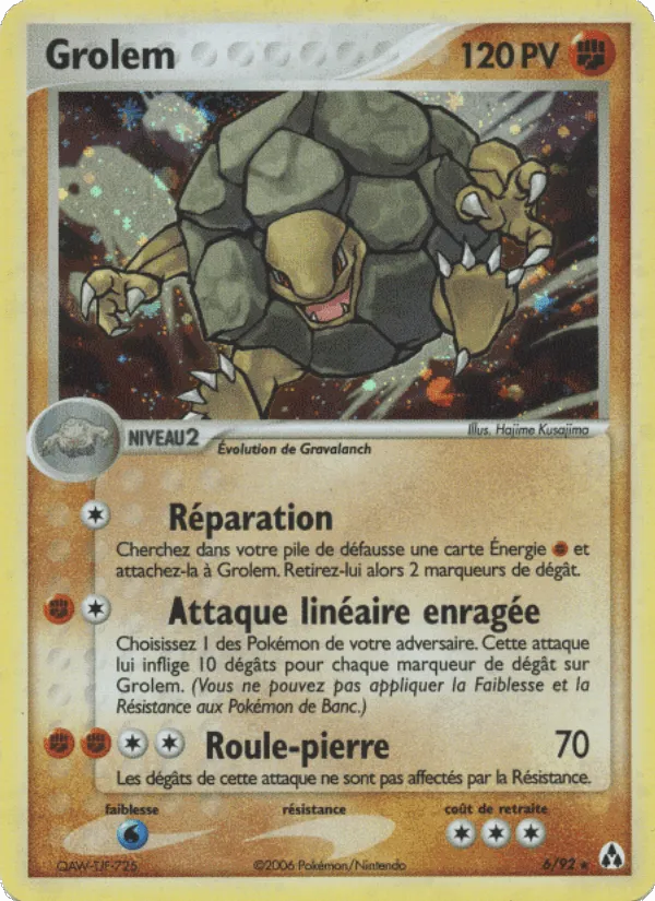 Grolem · EX Créateurs de légendes 6/92