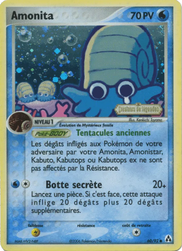 Amonita · EX Créateurs de légendes 60/92