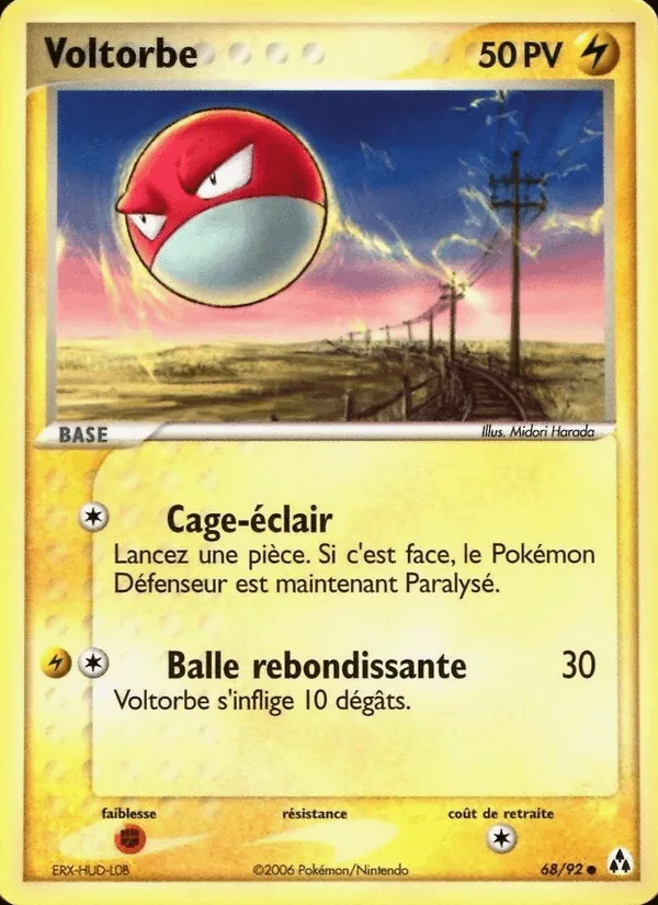 Voltorbe · EX Créateurs de légendes 68/92