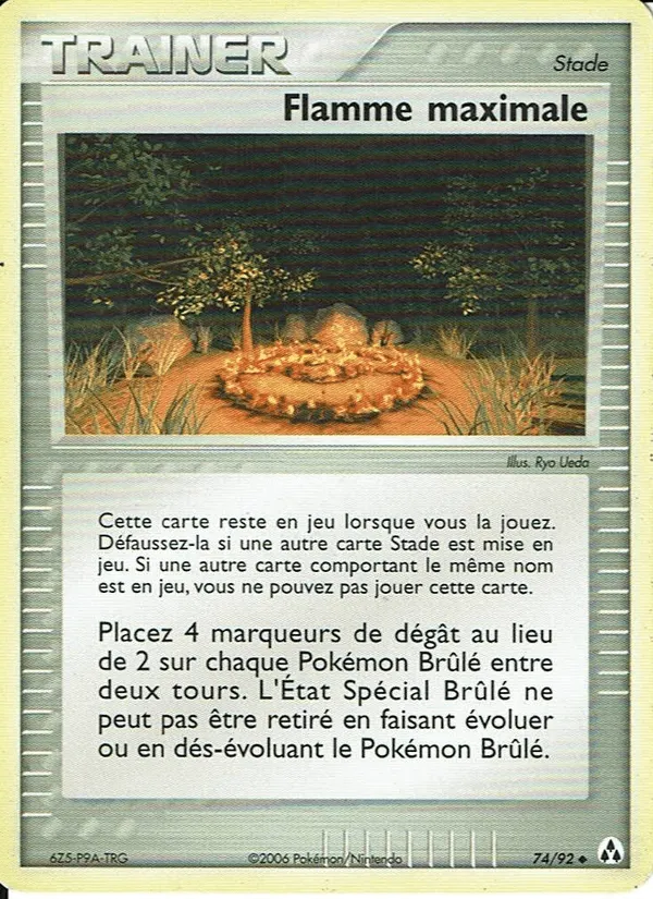 Flamme maximale · EX Créateurs de légendes 74/92