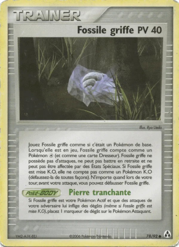 Fossile griffe · EX Créateurs de légendes 78/92
