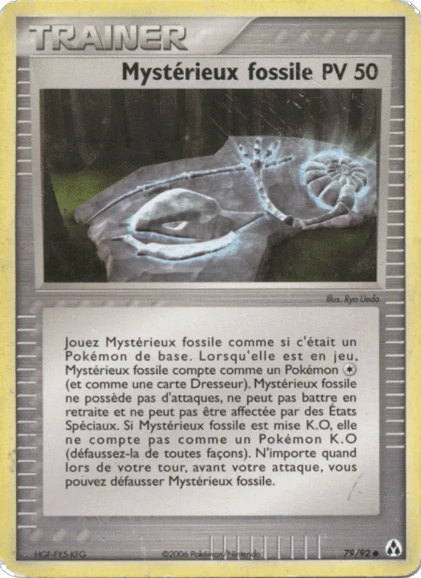 Mystérieux fossile · EX Créateurs de légendes 79/92