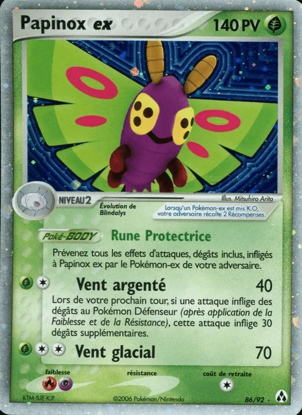 Papinox ex · EX Créateurs de légendes 86/92