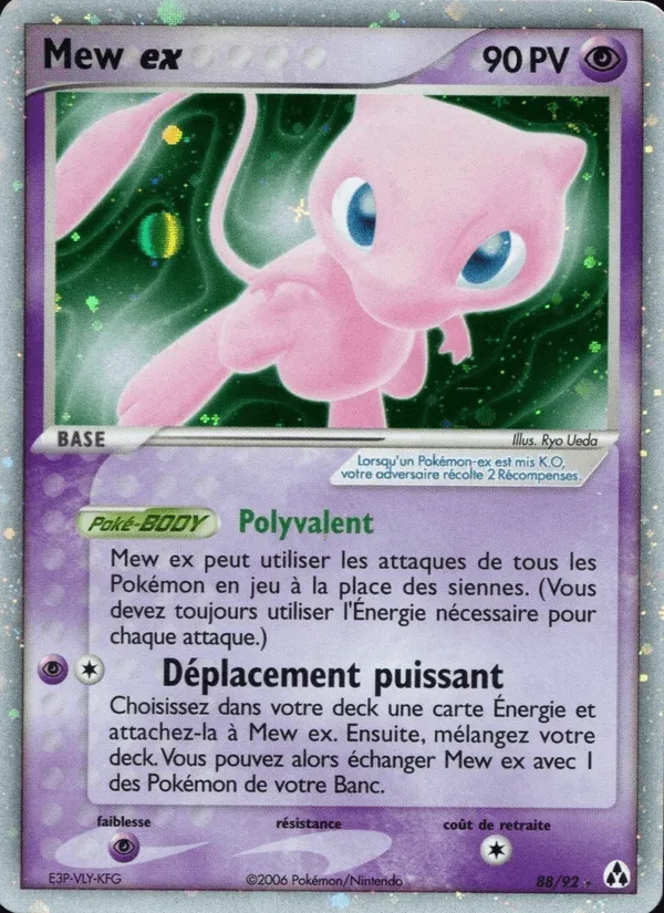 Mew ex · EX Créateurs de légendes 88/92
