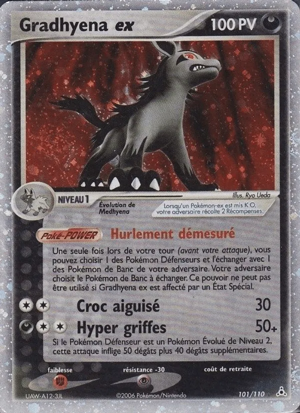 Gradhyena ex · EX Fantômes Holon 101/110