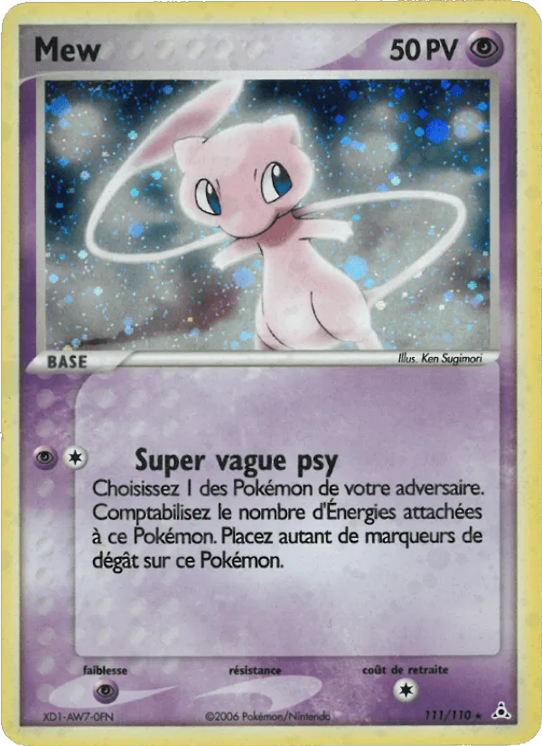 Mew · EX Fantômes Holon 111/110