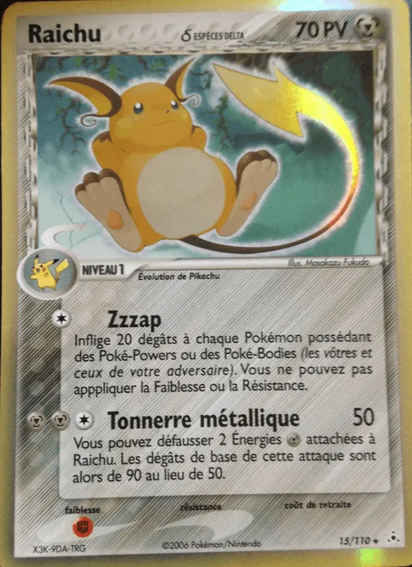 Raichu δ · EX Fantômes Holon 15/110