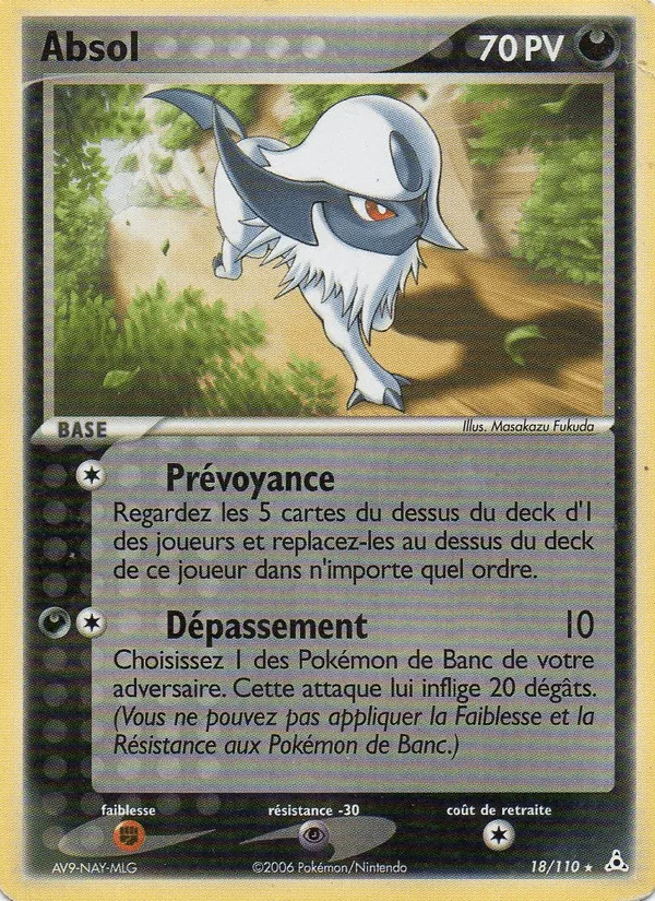 Absol · EX Fantômes Holon 18/110