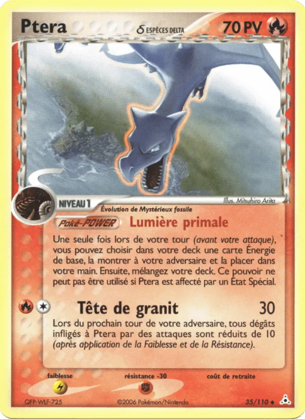 Ptera δ · EX Fantômes Holon 35/110