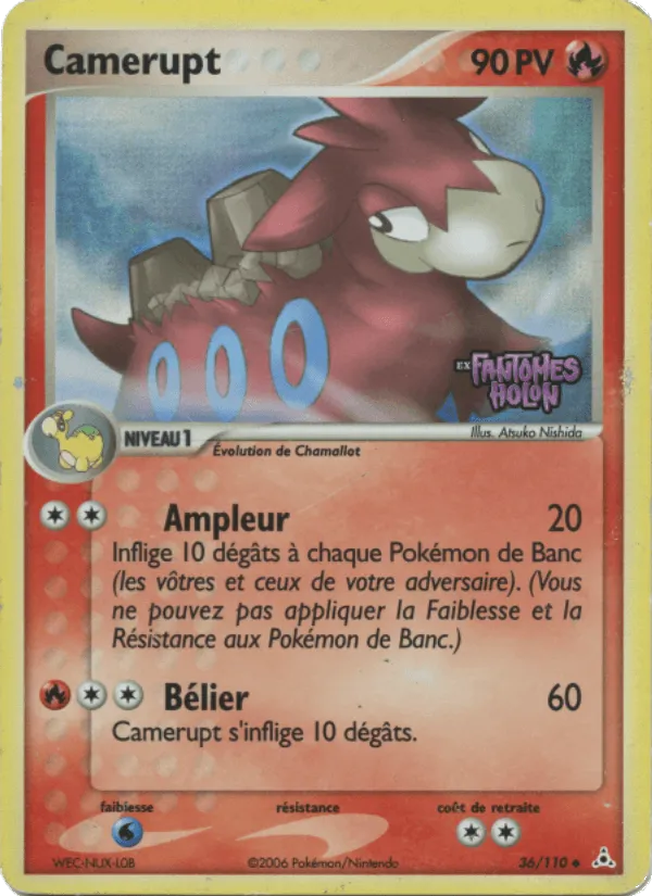 Camérupt · EX Fantômes Holon 36/110