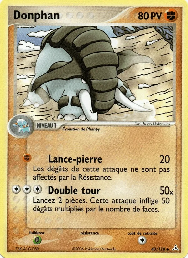Donphan · EX Fantômes Holon 40/110