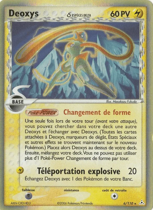 Deoxys δ · EX Fantômes Holon 6/110