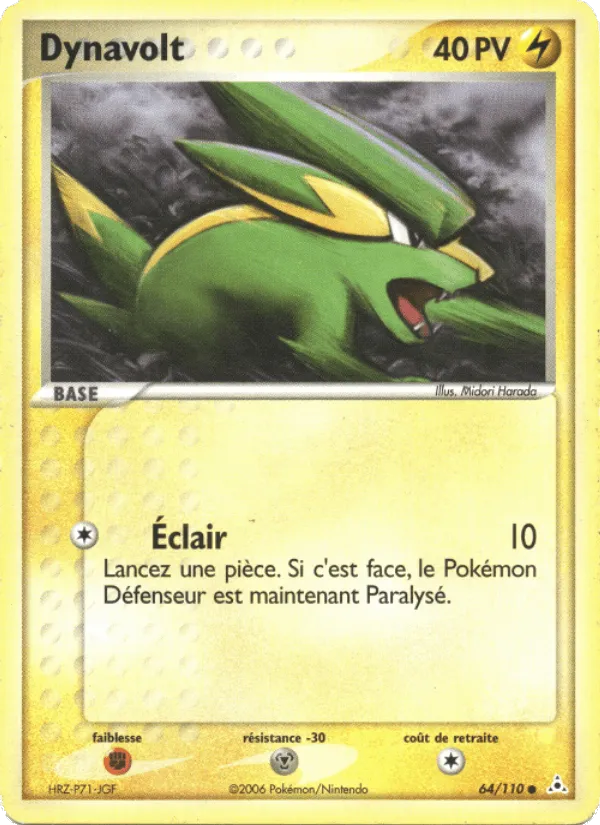 Dynavolt · EX Fantômes Holon 64/110