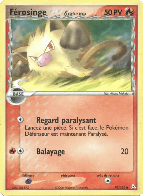 Férosinge δ · EX Fantômes Holon 70/110