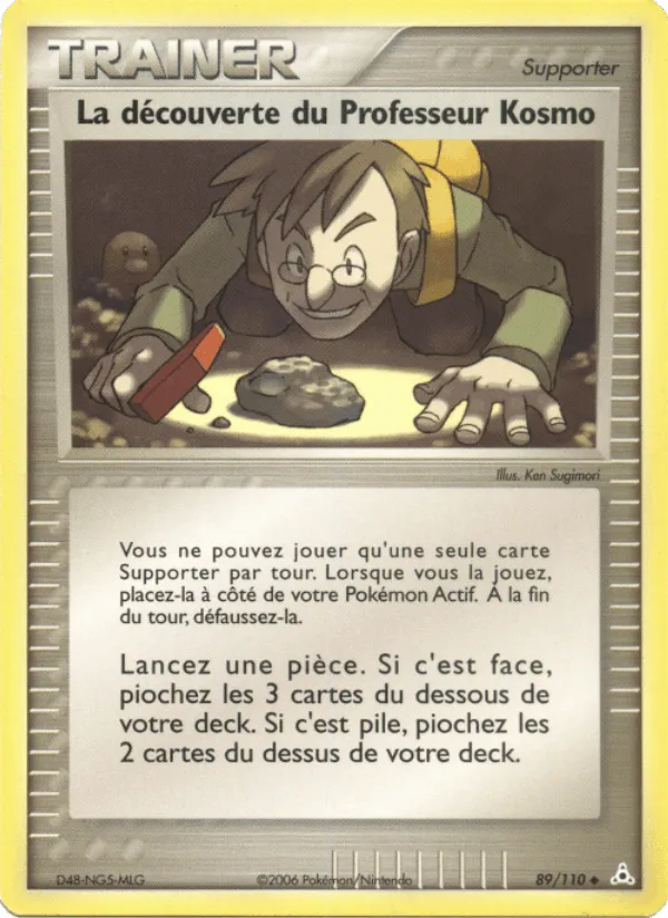 La découverte du Professeur Kosmo · EX Fantômes Holon 89/110