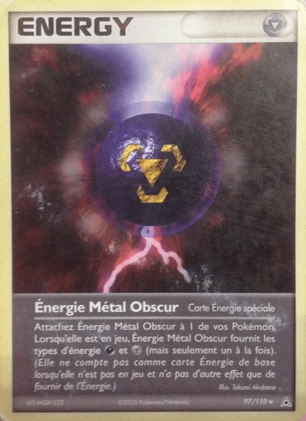Énergie Métal Obscur · EX Fantômes Holon 97/110