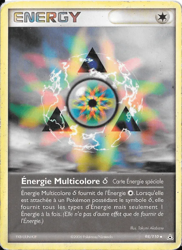 Énergie Multicolore δ · EX Fantômes Holon 98/110