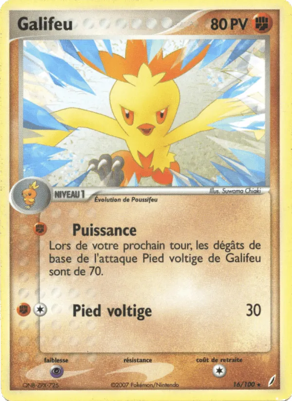 Galifeu · EX Gardiens de Cristal 16/100