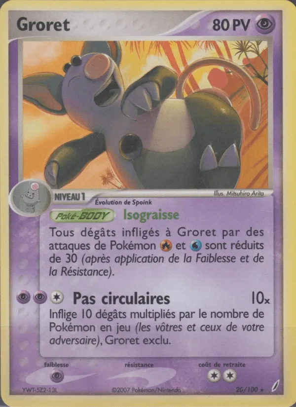 Groret · EX Gardiens de Cristal 20/100