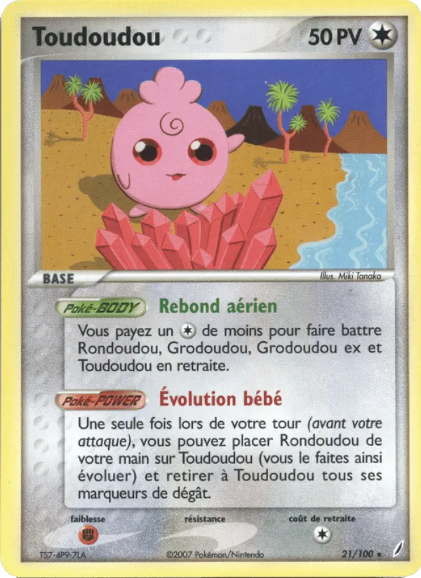 Toudoudou · EX Gardiens de Cristal 21/100