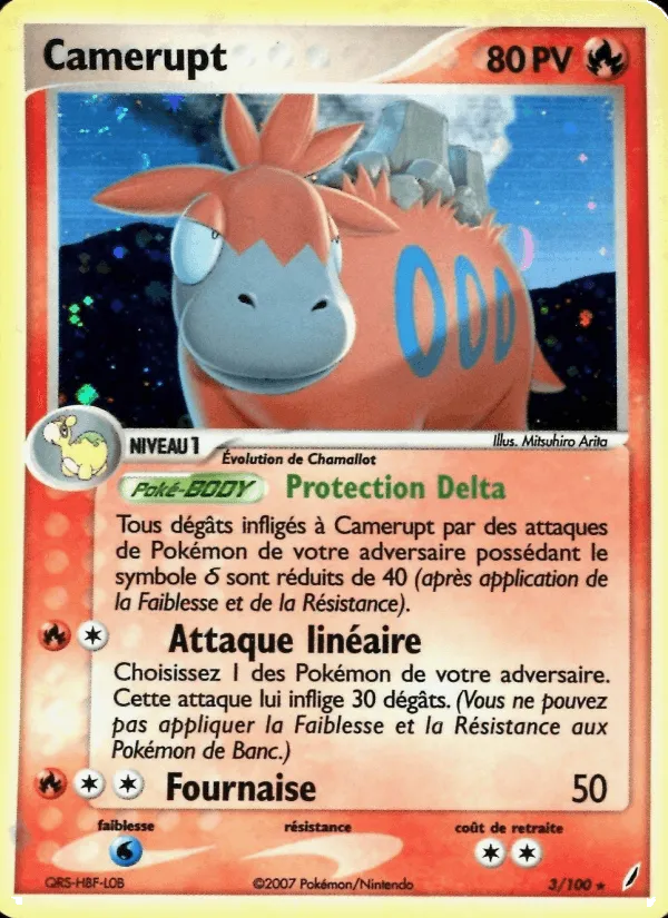 Camérupt · EX Gardiens de Cristal 3/100