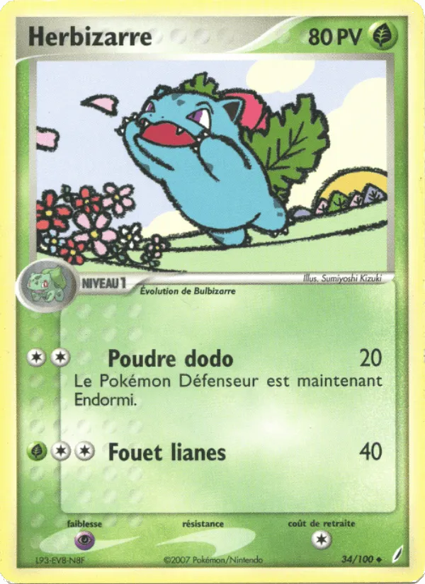 Herbizarre · EX Gardiens de Cristal 34/100