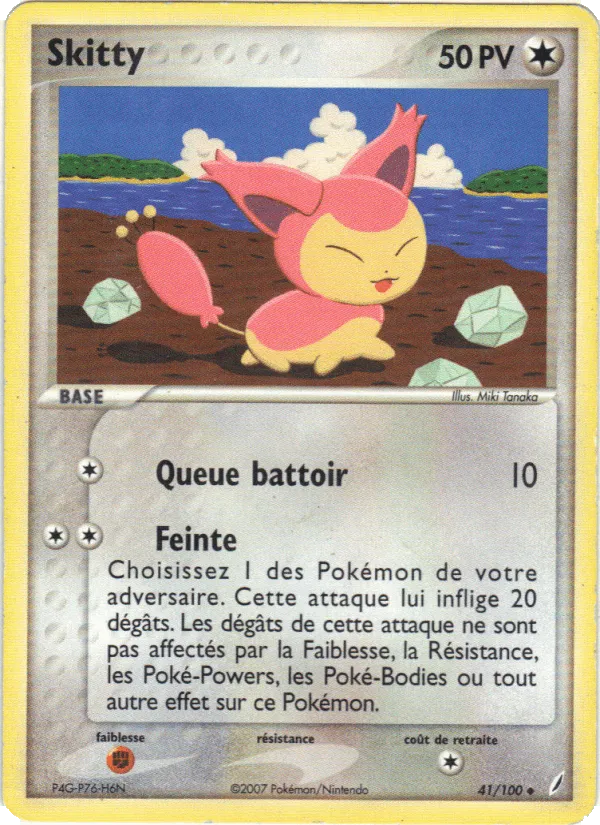 Skitty · EX Gardiens de Cristal 41/100