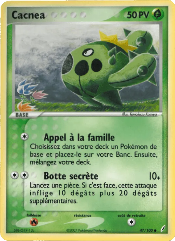 Cacnea · EX Gardiens de Cristal 47/100